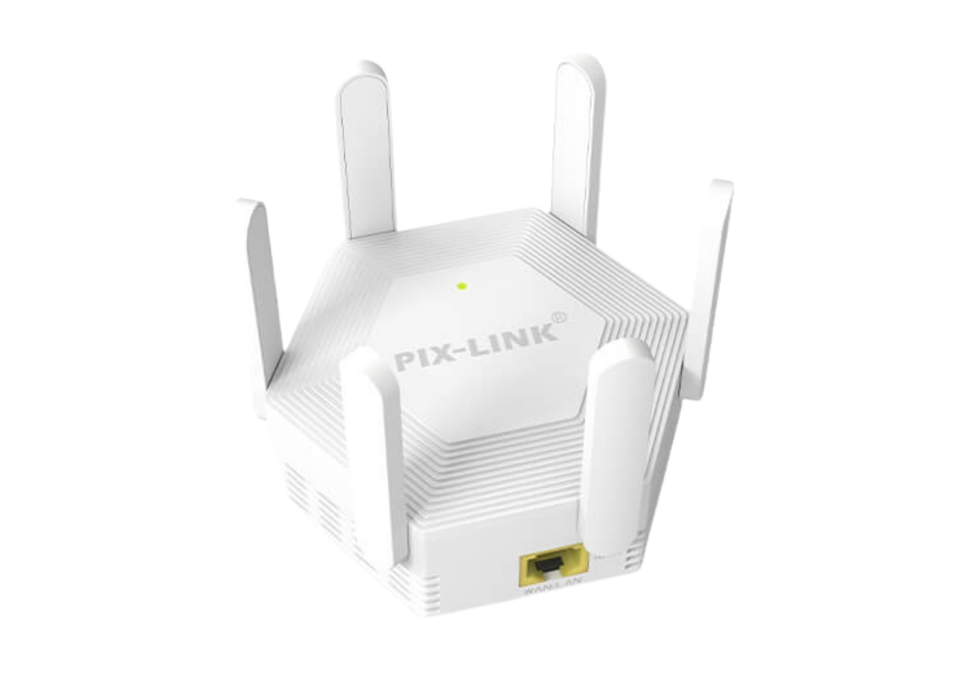 Bilişim Burada PL-8260 2-4GHz 300Mbps 1xWAN LAN Port 6 Anten Repeater AP Kablosuz Menzil Genişletici